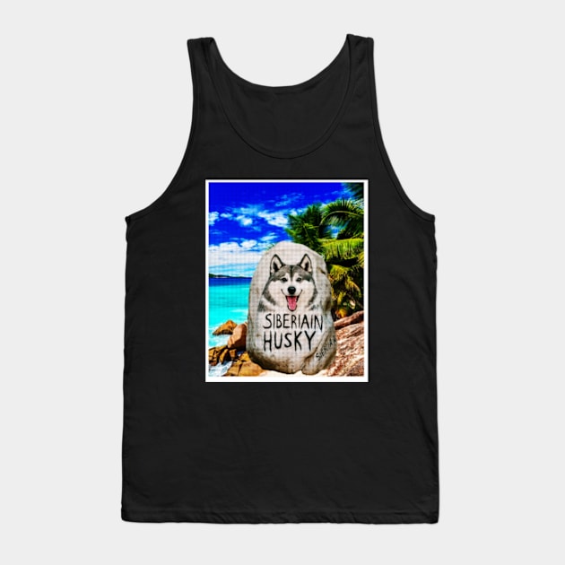 Siberian husky Tank Top by TshirtMA